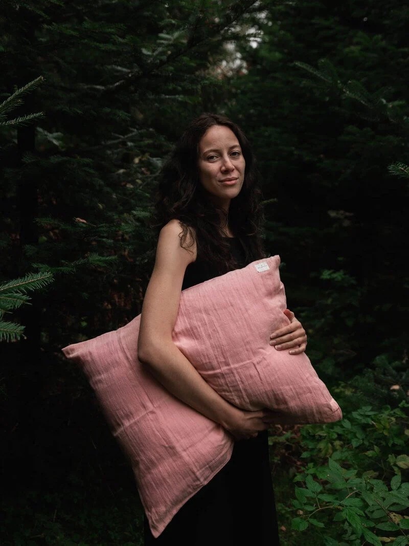 HEMPEA  Hemp pillowcase 50 x 60 cm various colours