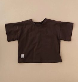 LAISKA EBBA Kinder T-Shirt dark chocolate