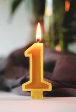 GOLDRICK Beeswax number candles