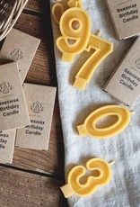 GOLDRICK Beeswax number candles