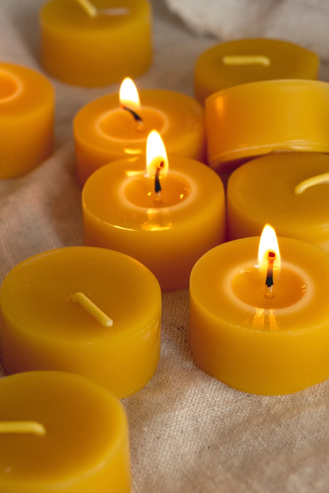 GOLDRICK Beeswax tealights