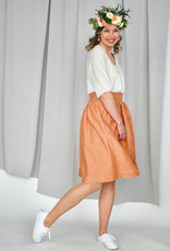 LUMOAN Linen skirt Perfect Tan