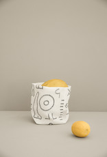 SAANA JA OLLI Hemp fabric bag "Ikiaika" 13x13x18 cm