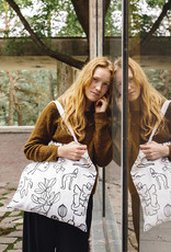 SAANA JA OLLI Hanf Tragetasche "Onnenmaa" 46x46 cm