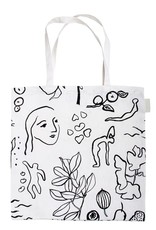 SAANA JA OLLI Hemp Tote Bag "Onnenmaa" 46x46 cm