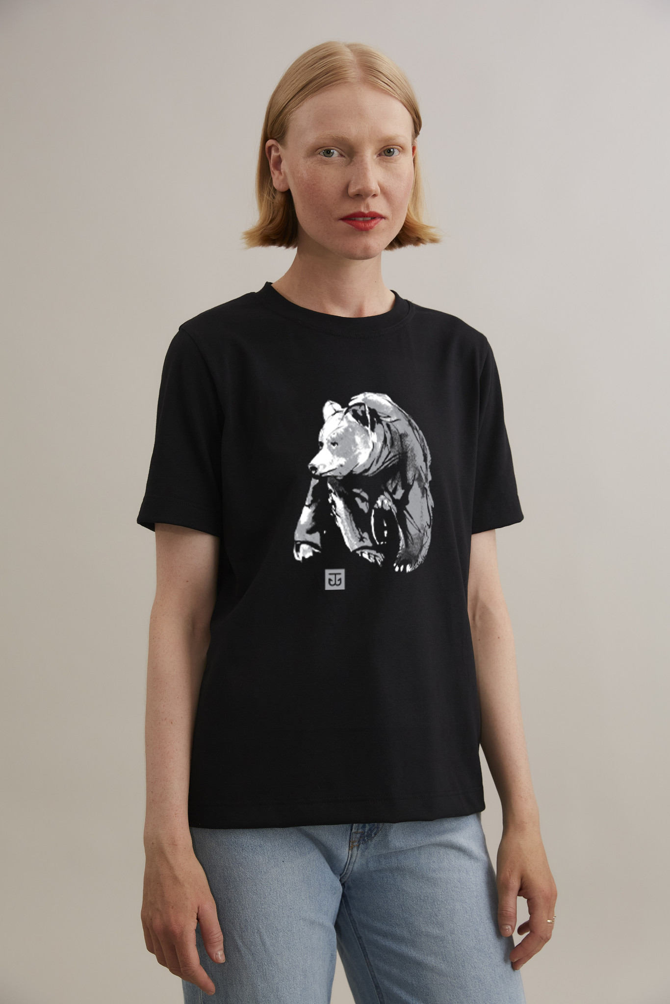 MOIKO DESIGN T-shirt adulte "Lempeä Karhu" unisex fit