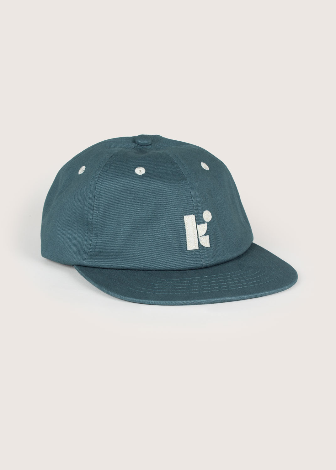 KOLLEGG Baseball cap slate blue für den perfekten  Vintage Look