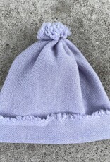 KNITWORKS Baby Beanie lavender blue from fine Merino Wool