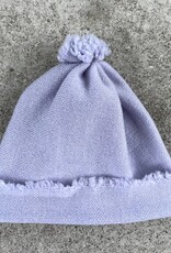 KNITWORKS Baby Beanie-Mütze lavendelblau aus feiner Merinowolle