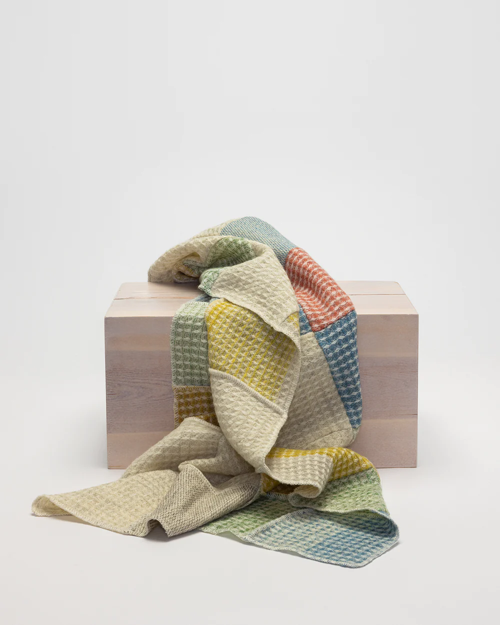 BONDEN LIVING Wool Blanket "Hilma" multicolor 80 x 160 cm - NEW THIN GOOD QUALITY