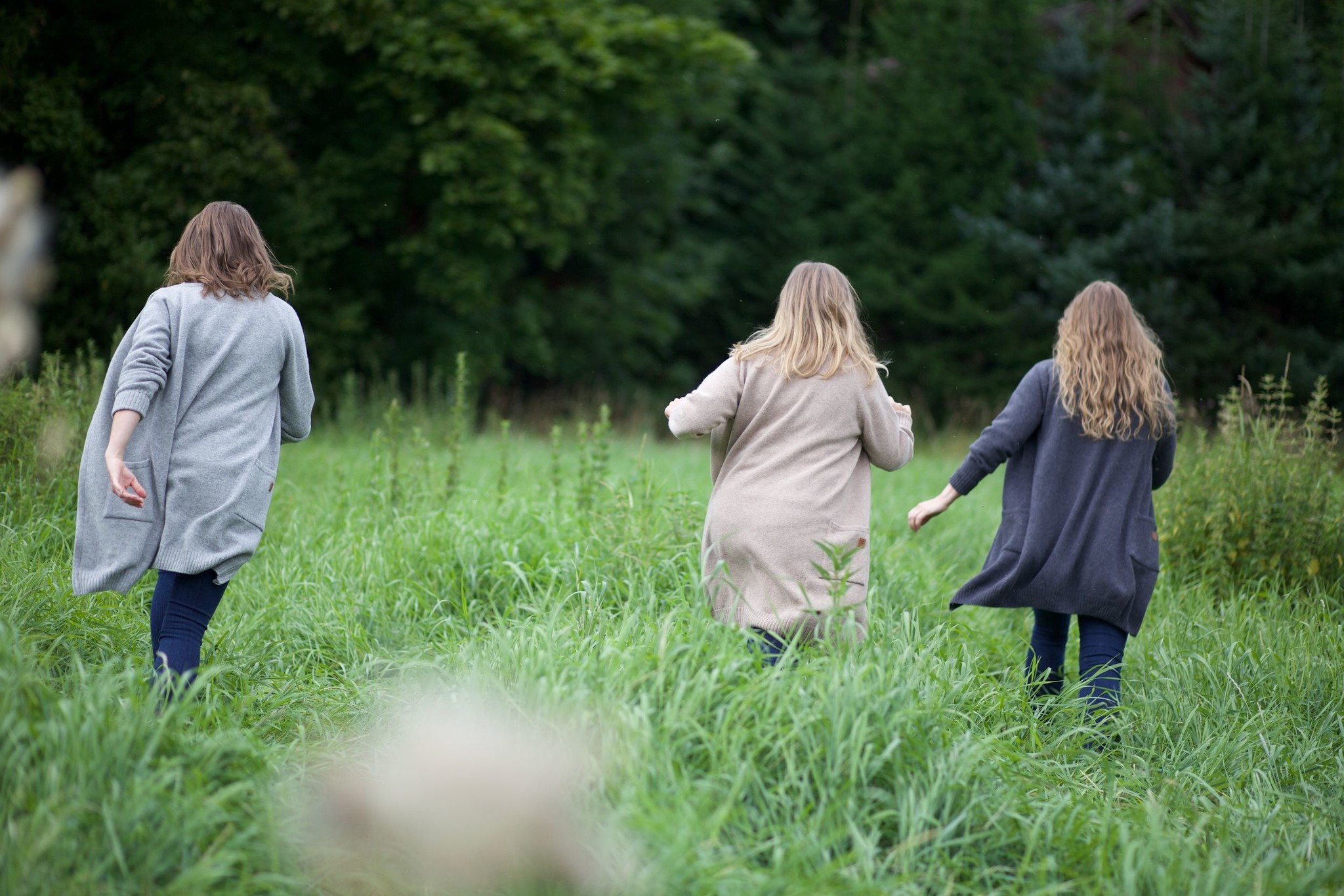 LUMOAN Merino-Cardigan anthrazitfarben