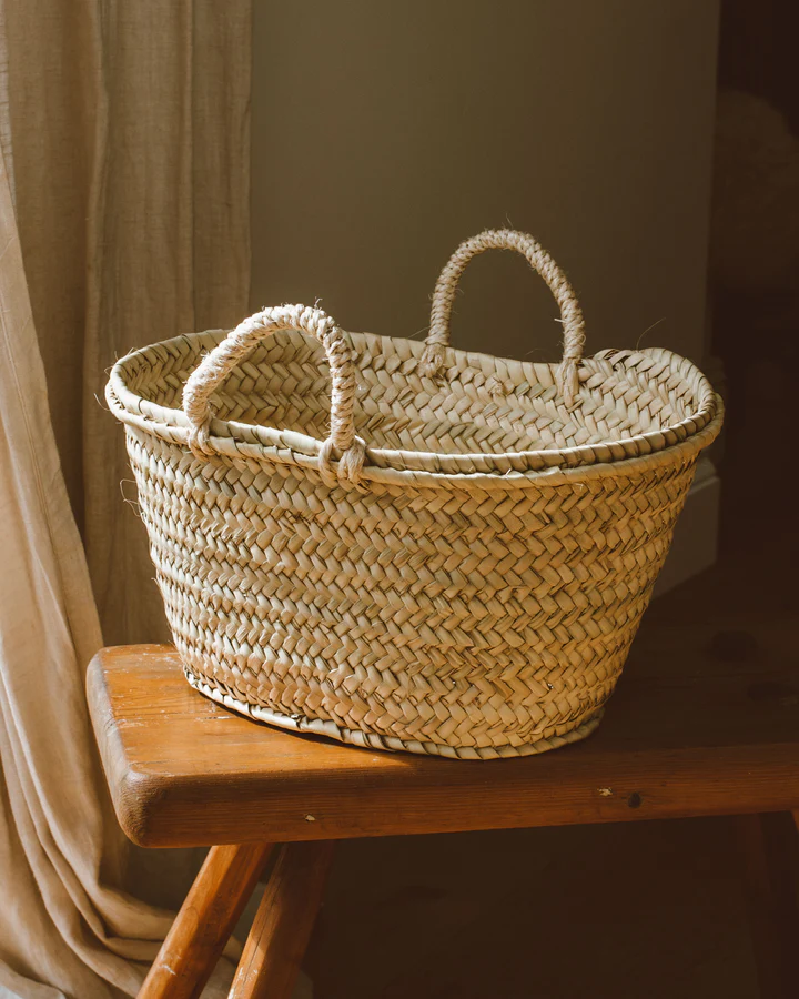 GOLDRICK Small date palm basket 35 x 19 cm