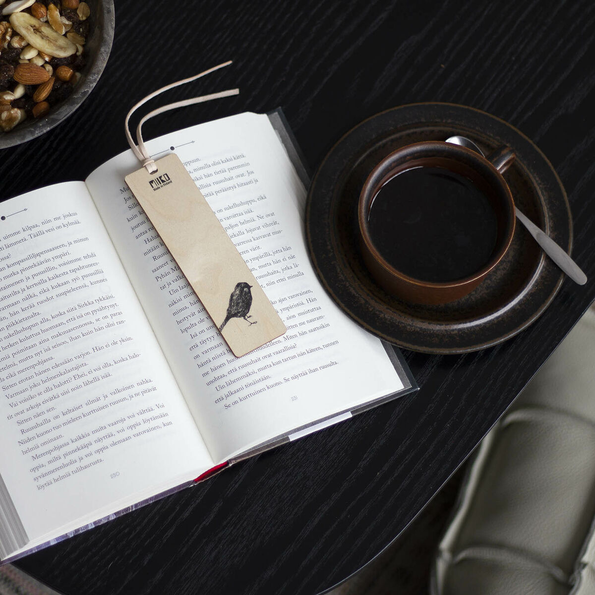 MIIKO DESIGN Wooden Bookmark "Lintu"