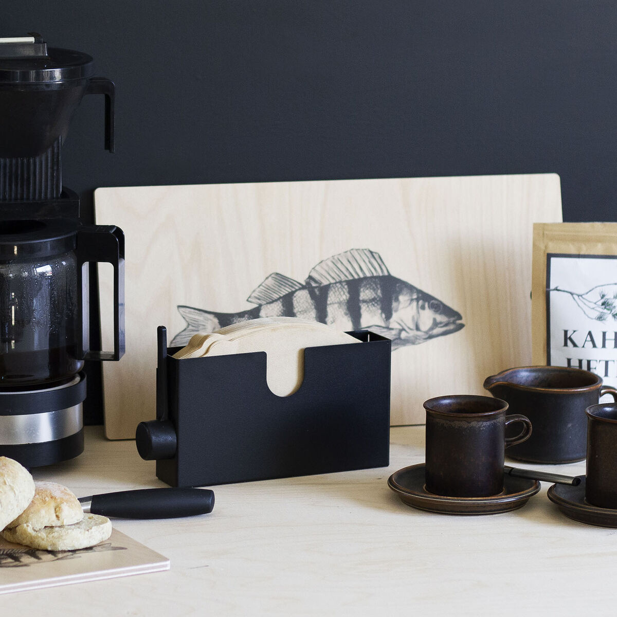 MIIKO DESIGN Schneidebrett "Ahven" 43 x 22 x 0,7 cm