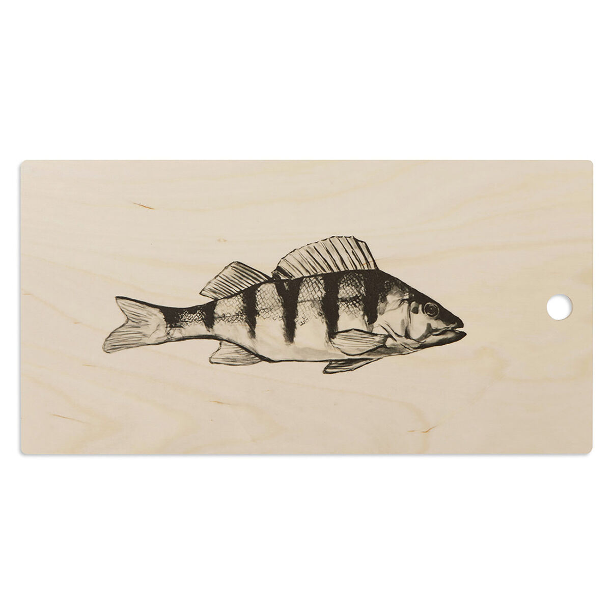 MIIKO DESIGN Schneidebrett "Ahven" 43 x 22 x 0,7 cm