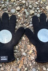 MOIKO DESIGN Kids merino mittens "Mörkö" black colour