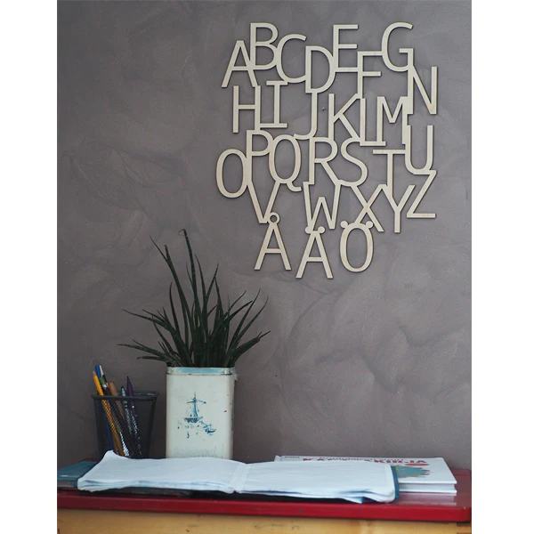 PAPURINO Lettres design en bois