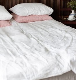 HEMPEA  Drap de lit en chanvre blanc neige 145 x 260 cm