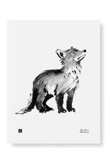 TEEMU JÄRVI ILLUSTRATIONS Fox cube art print A3
