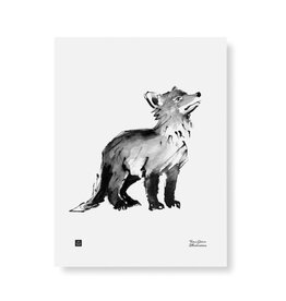 TEEMU JÄRVI ILLUSTRATIONS Fox cub art print A3
