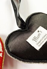 MUM'S Glass beads deko "Heart"