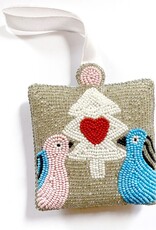 MUM'S Glass beads deko "Love Birds"