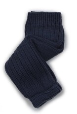 COLLÉGIEN Merino wool legwarmer caramel / night blue