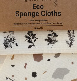 GOLDRICK Eco Sponge Cloths Set of 4