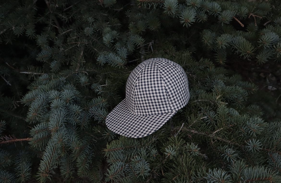 FLOOM STUDIO Kinder 6-Panel Sommerkappe braun/graufarben - upcycled