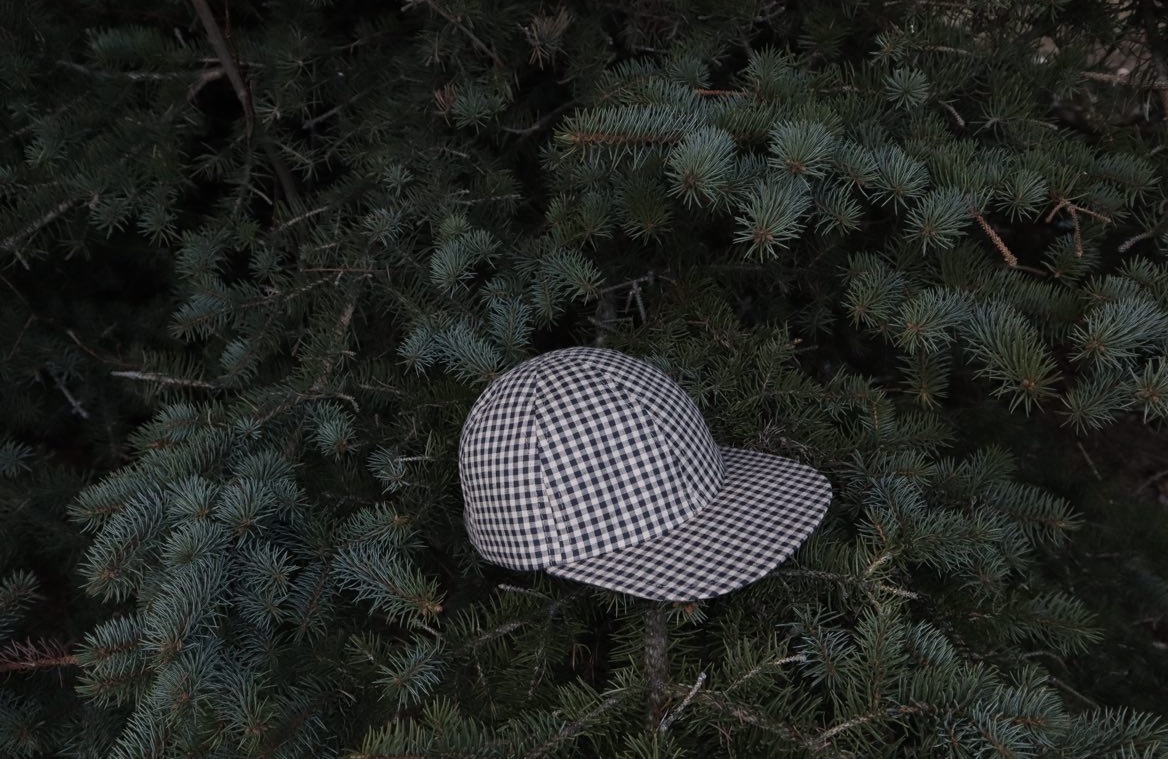 FLOOM STUDIO Kinder 6-Panel Sommerkappe braun/graufarben - upcycled