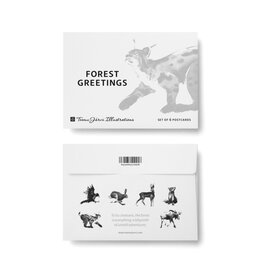 TEEMU JÄRVI ILLUSTRATIONS Forest Greetings Postkarten-Set