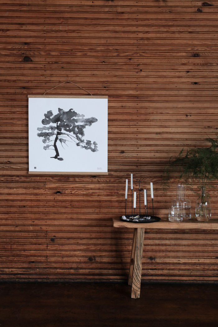 TEEMU JÄRVI ILLUSTRATIONS Poster Pine Tree 50 x 50 cm