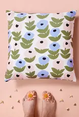 KAUNISTE Kissenbezug Floral Blue