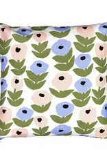 KAUNISTE Cushion Cover Floral Blue