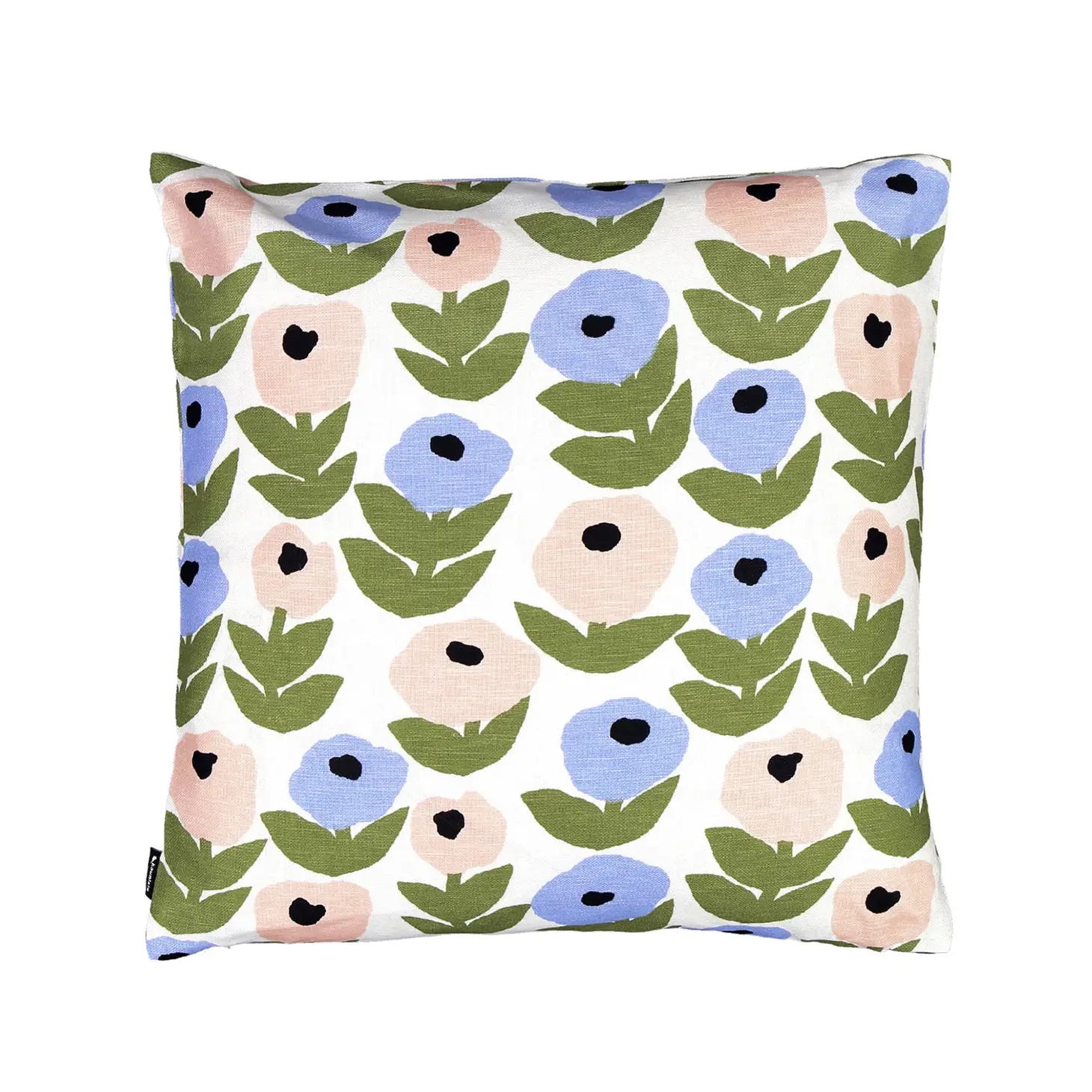 KAUNISTE Cushion Cover Floral Blue