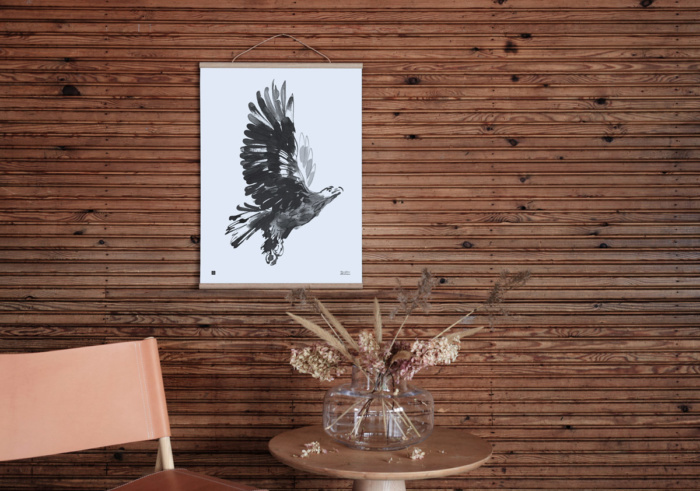 TEEMU JÄRVI ILLUSTRATIONS Adler Kunstdruck 50 x 70 cm
