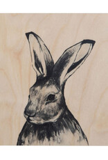 MIIKO DESIGN Holz-Untersetzer "Jänis" 17x17 cm