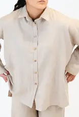 Linen Shirt beige coloured  - ONE SIZE Product