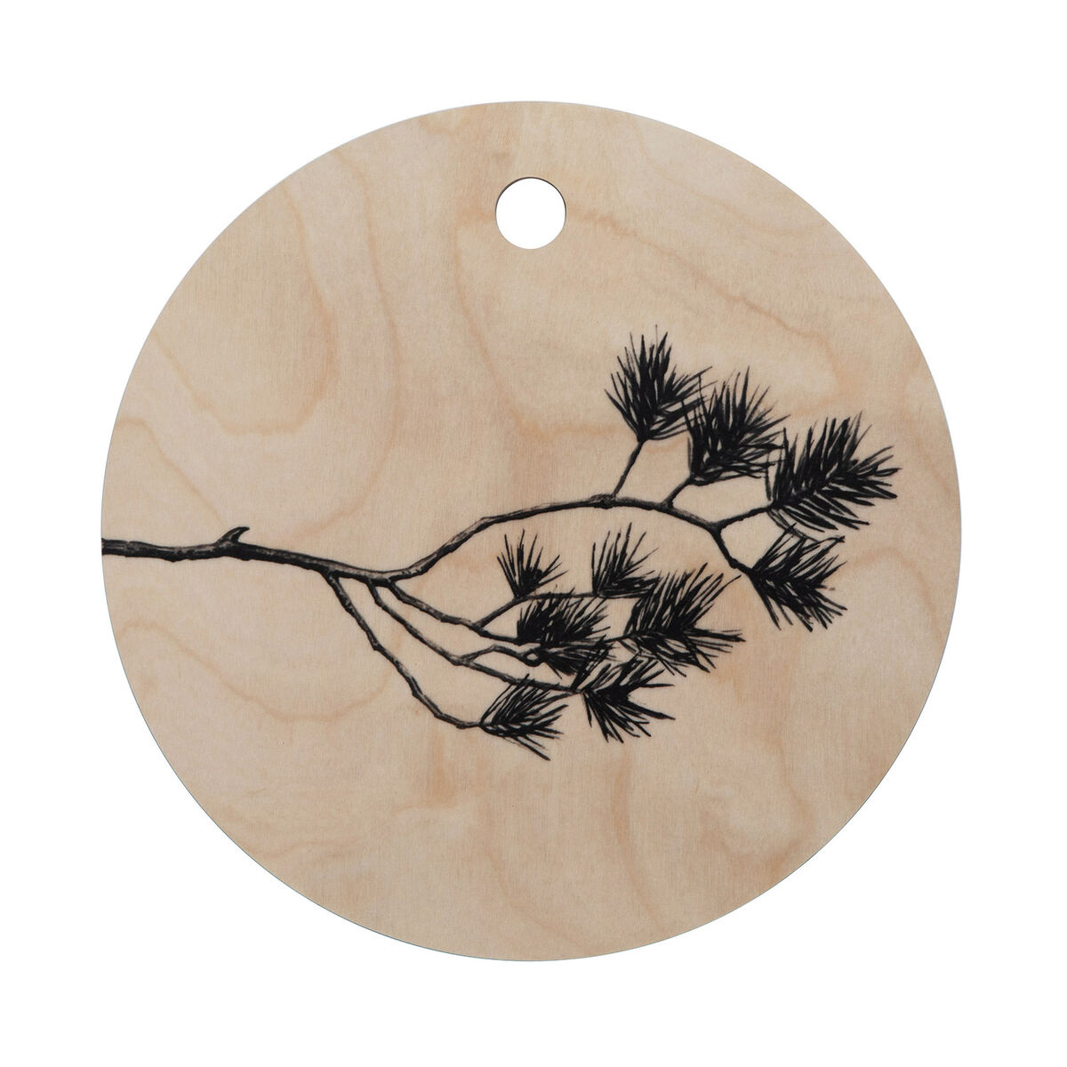 MIIKO DESIGN Wooden cutting board "Havu" D 24 cm