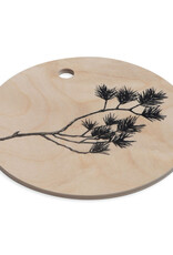 MIIKO DESIGN Wooden cutting board "Havu" D 24 cm