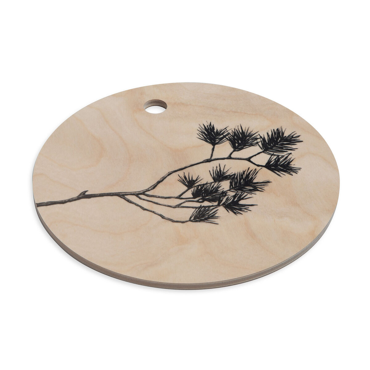 MIIKO DESIGN Wooden cutting board "Havu" D 24 cm