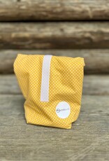 Lunch bag yellow coloured - upcycled!