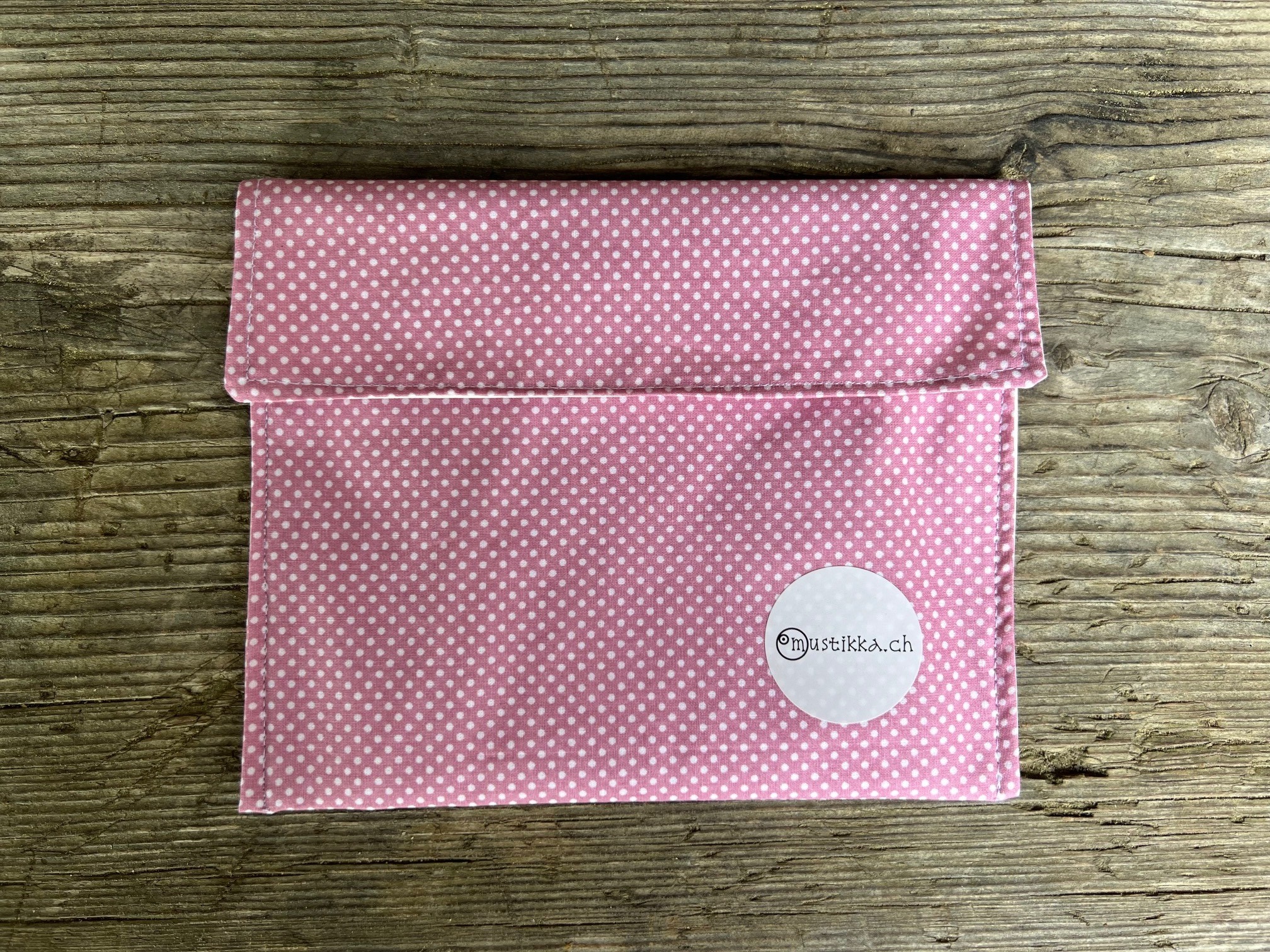 Snackbag pinkfarben - Upcycling Material!