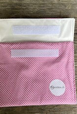 Snack bag pink coloured - upcycled material!