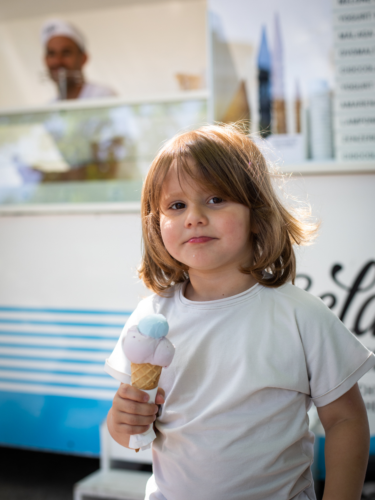 Kids Oversized t-shirt in off-white