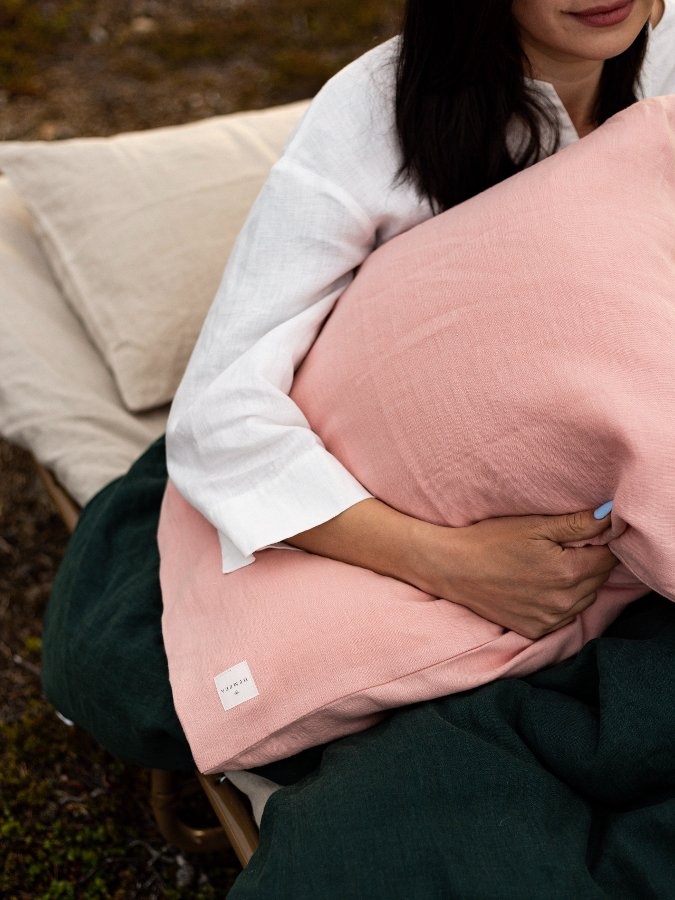 HEMPEA  Hanf-Kopfkissenbezug 50 x 60 cm diverse Farben