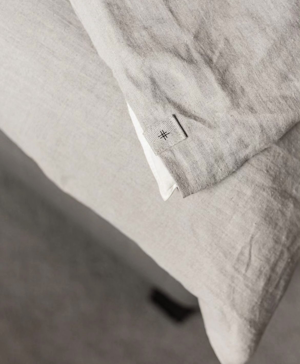 HEMPEA  Drap en chanvre beige non teint 280 x 260 cm