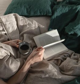 HEMPEA  Hanf-Bettlaken ungefärbt beige 280 x 260 cm