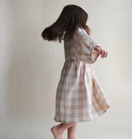 LAISKA EBBA Kids Hägg Dress chequered pattern