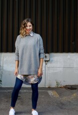 LUMOAN Adult merino sweater Frost grey